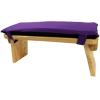 Meditation Bench Red Oak foldable with Cushion