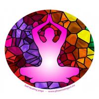Window Sticker Healing Yoga