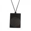 Shungite Flower of Life Pendant with Cord
